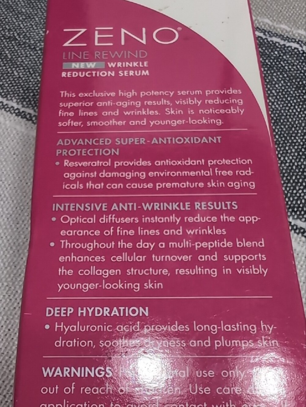 Zeno Line Rewind Wrinkle Reduction Kit - Picture 9 of 10
